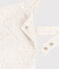 Salopette lunga in tubique trapuntato bebè beige MONTELIMAR CHINE