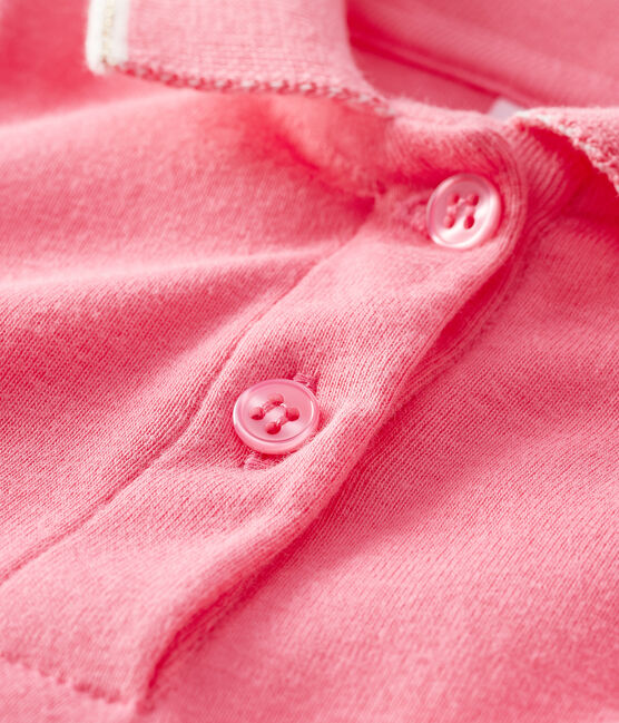 Abito a polo bebè femmina rosa CUPCAKE