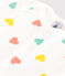 Body a maniche corte in cotone con stampa neonato blu MARSHMALLOW/ AQUATIC