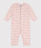 Tutina pigiama senza piedi in cotone stampato SALINE/ MARSHMALLOW