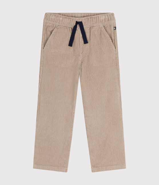 Pantaloni dritti in velluto bambino HUITRE