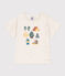 T-shirt a maniche corte in jersey per bebè beige MONTELIMAR CHINE