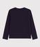 T-shirt maniche lunghe bambino blu SMOKING