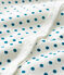 Tutina senza piedi a costine bebè femmina bianco MARSHMALLOW/blu CONTES