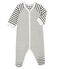 Tutina per bebé maschio bianco MARSHMALLOW/grigio CAPECOD
