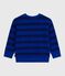 Felpa bambino in cotone a righe blu OLYMPIC+SOIR