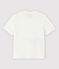 T-shirt maniche corte a costine bebè maschio bianco MARSHMALLOW
