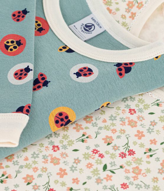 Set di pigiami in cotone fantasia bambina variante 1