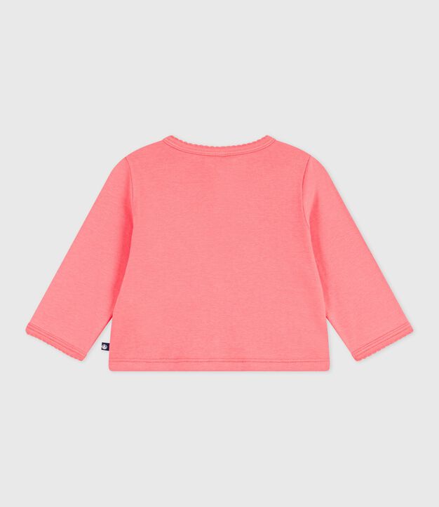 Cardigan in cotone tinta unita neonato FLAMAND