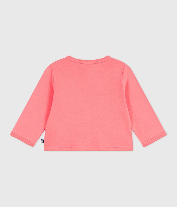 Cardigan in cotone tinta unita neonato FLAMAND