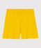 Shorts in cotone bambina giallo JAUNE