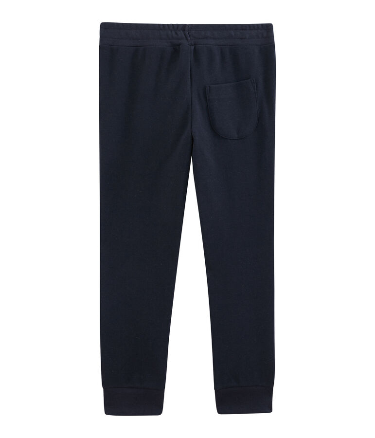 Pantalone in maglia da bambino blu SMOKING