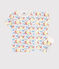 Pigiama fantasia gatti bambino in cotone biologico bianco MARSHMALLOW/bianco MULTICO