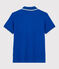 Polo manica corta in jersey bambino blu SURF