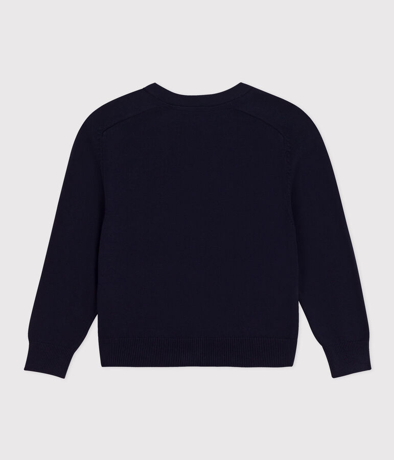 Cardigan in cotone bambino blu SMOKING