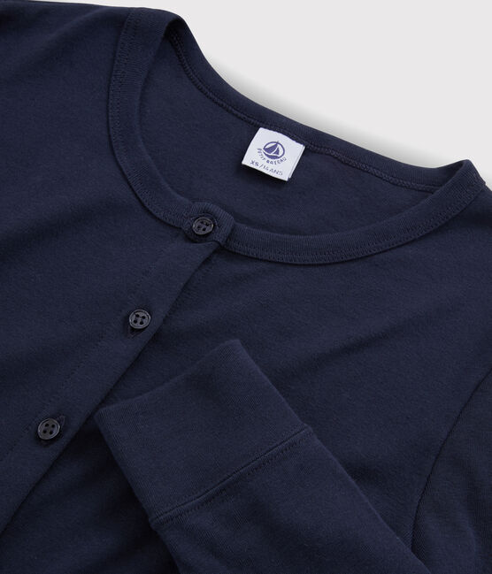Cardigan iconico in cotone Donna blu SMOKING