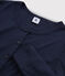 Cardigan iconico in cotone Donna blu SMOKING