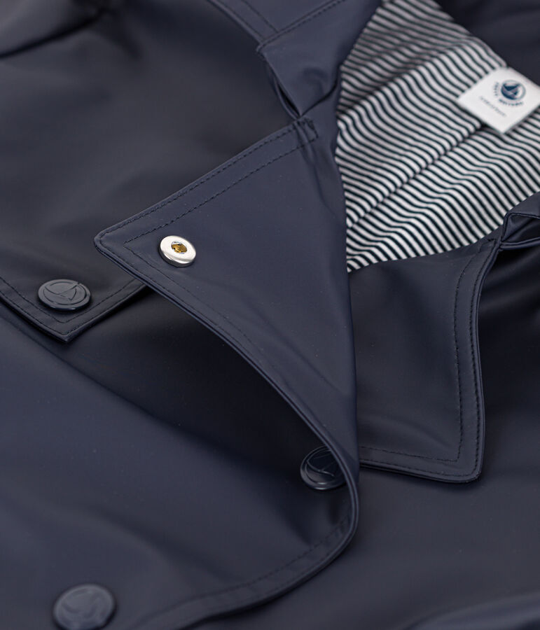 Trench con cappuccio donna blu SMOKING