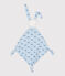 Doudou in cotone stampato neonato blu TOUDOU/ ALASKA