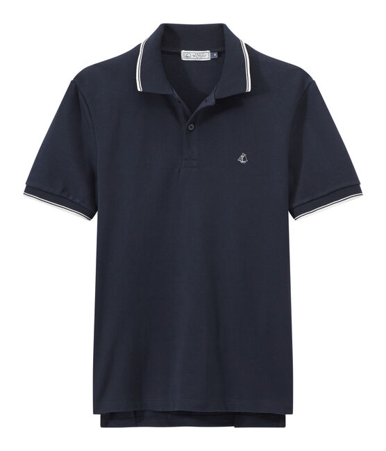 Polo maniche corte uomo blu SMOKING