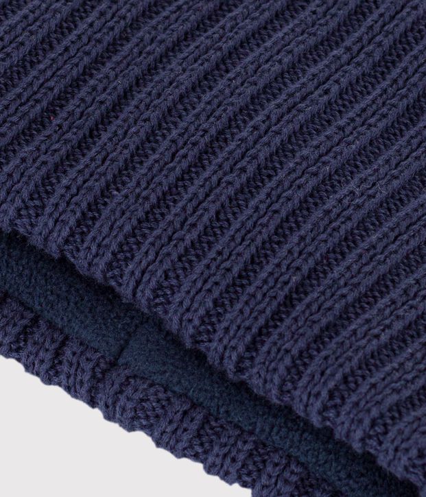 Snood in maglia tinta unita foderata in pile neonata SMOKING
