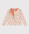 Cardigan fantasia in tubique trapuntato bambina bianco AVALANCHE/ MULTICO