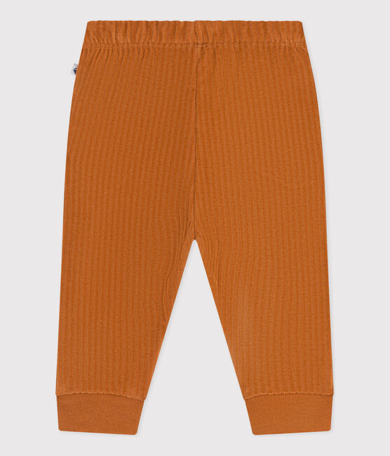 Pantaloni in velluto per bebè marrone ECUREUIL