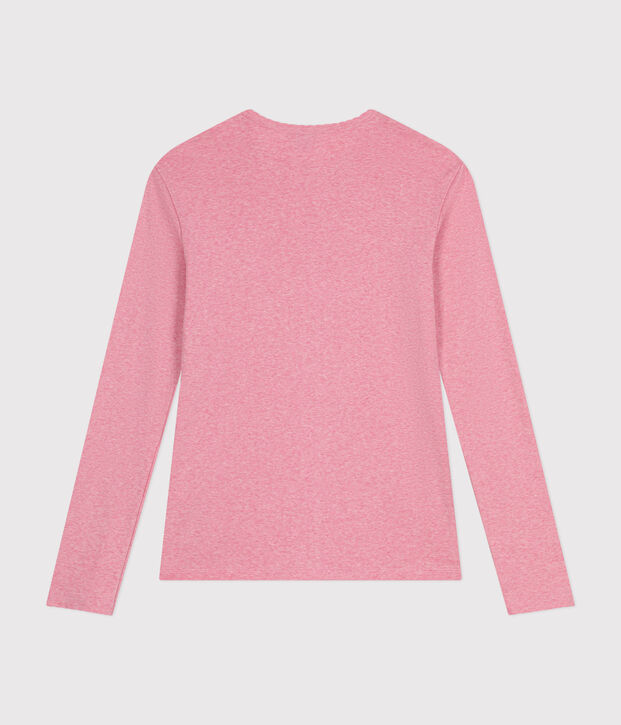 T-shirt L'ICONIQUE cocotte in cotone Donna rosa