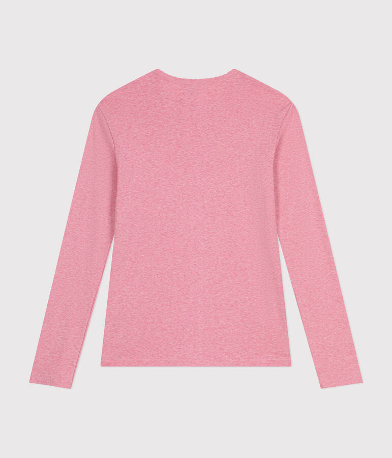 T-shirt L'ICONIQUE cocotte in cotone Donna rosa