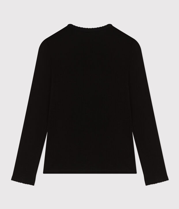 T-shirt L'ICONIQUE cocotte in cotone Donna nero