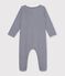 Pigiama in cotone con stampa a righe neonato blu/bianco