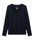 T-shirt manica lunga in cotone Sea Island donna