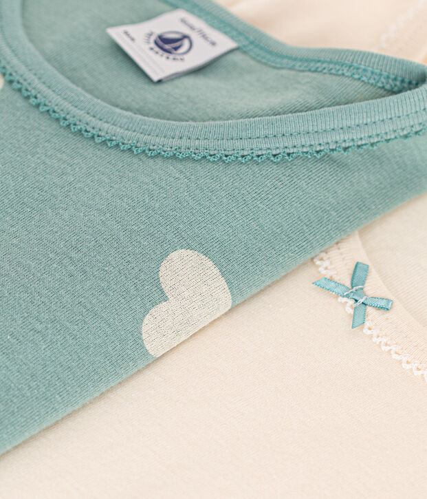 Confezione da 2 t-shirt bambino a maniche corte in cotone multicolore