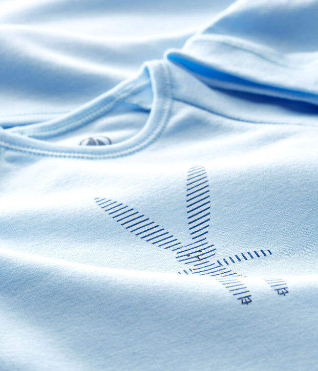 Scatola regalo nascita a costine multicolore