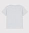 T-shirt  maniche corte in cotone bambino grigio POUSSIERE CHINE
