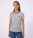 T-shirt da donna in cotone a maniche corte