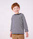 T-shirt a maniche lunghe a righe bambino
