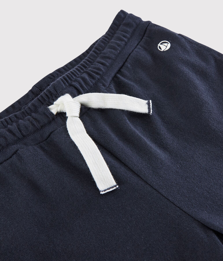 Pantaloni joggers in jersey &igrave;bambino blu SMOKING