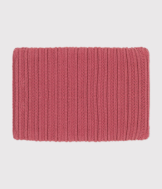 Snood in maglia foderata in pile bambino rosa ROSEWOOD