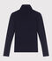 T-shirt Iconica a lupetto in cotone donna blu SMOKING