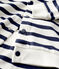Completo joggers due pezzi bebè maschio bianco MARSHMALLOW/blu SMOKING