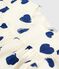 Blusa a maniche corte in popeline di cotone fantasia bambina. blu MILK/ SOIR