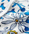 Tutina corta bebè femmina fantasia bianco MARSHMALLOW/blu HADDOCK