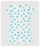 Tutina corta tartarughe in cotone ultra leggero bianco MARSHMALLOW/bianco MULTICO