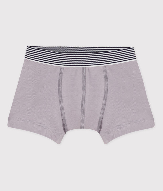 Boxer bambino cotone grigio
