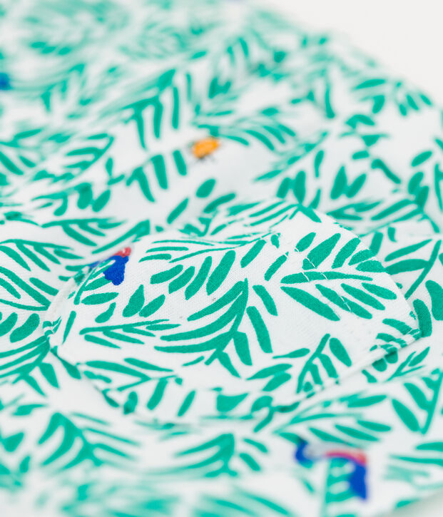 Short in cotone beb&egrave;. bianco/multicolore