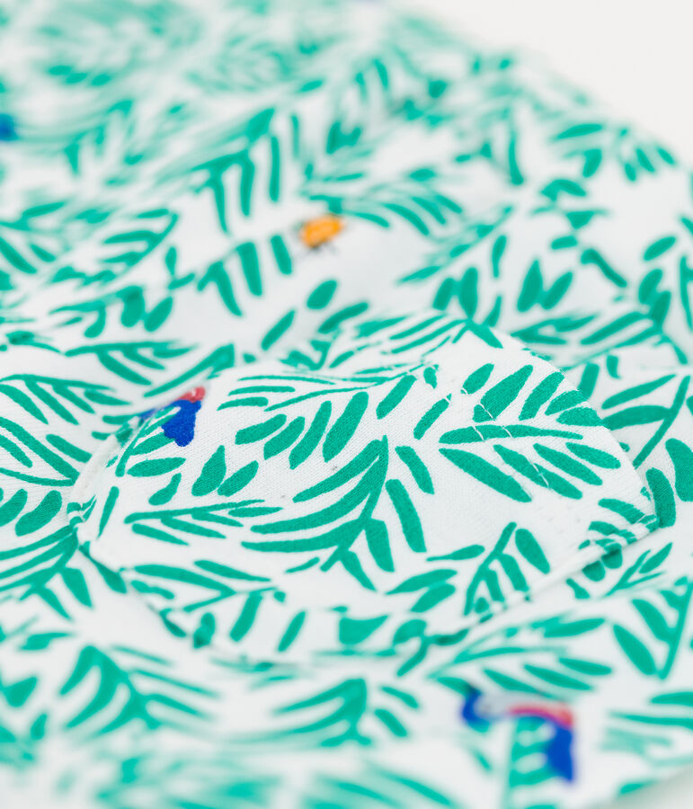 Short in cotone beb&egrave;. bianco/multicolore