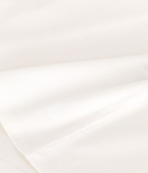 T-shirt donna Le Droit in cotone tinta unita bianco