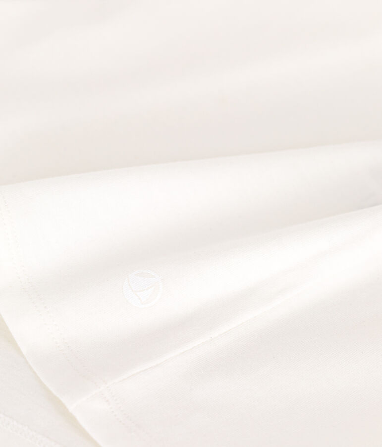 T-shirt donna Le Droit in cotone tinta unita bianco