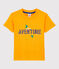 T-shirt maniche corte in jersey bambino giallo TEHONI